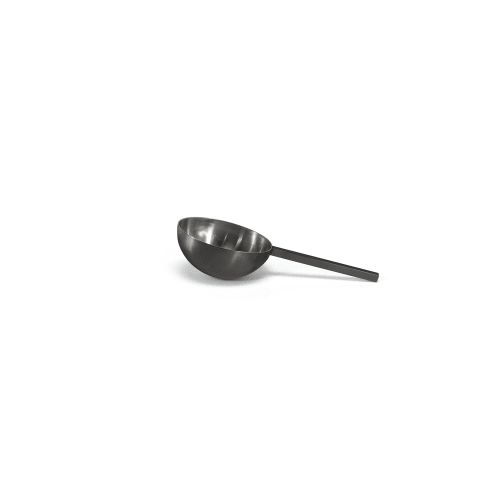 Tokyo Brushed Stainless Scoop, Matte Black